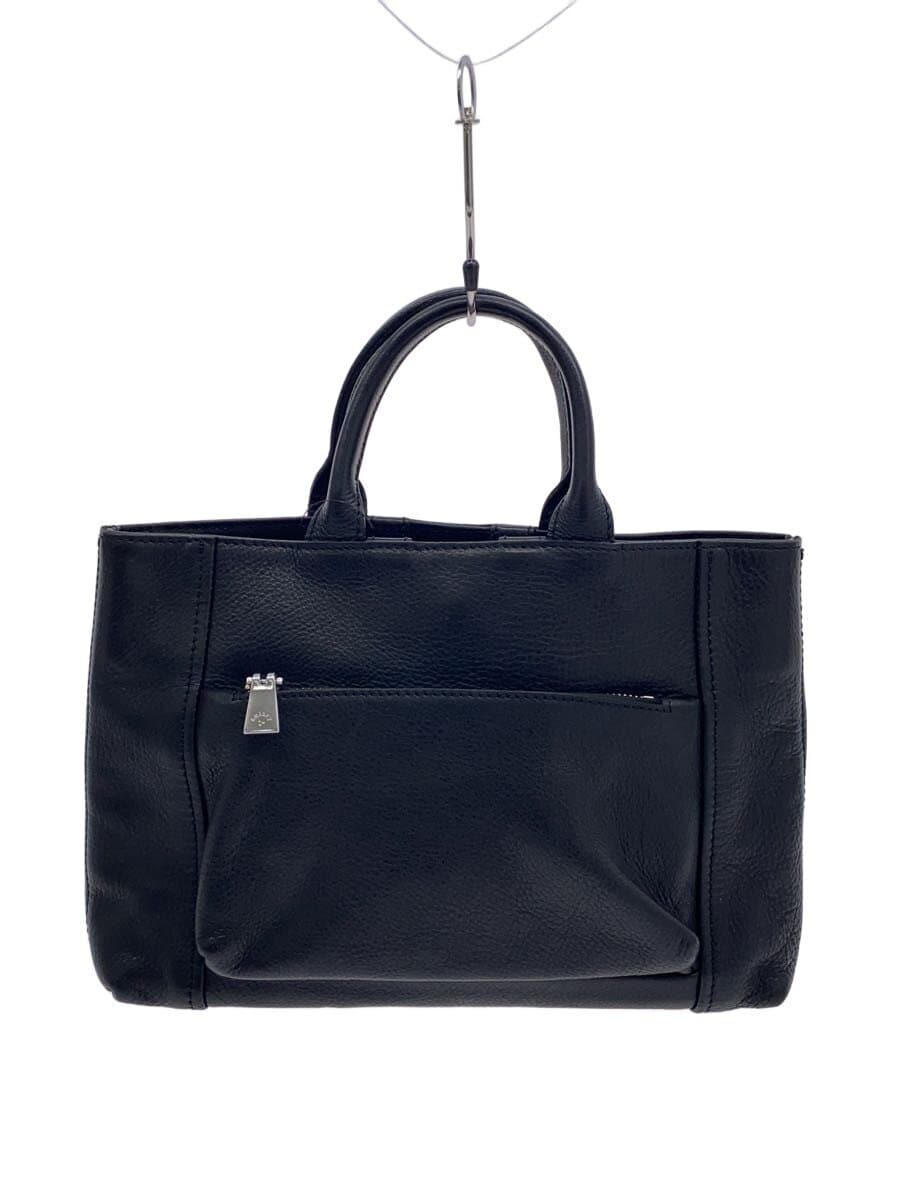 aniary / ミニトート/バッグ/レザー/BLK