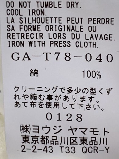 商品画像：長袖Tシャツ/1/コットン/WHT/GA-T78-040 5