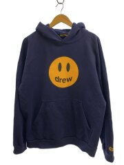 フロントプリント/パーカー/L/コットン/NVY