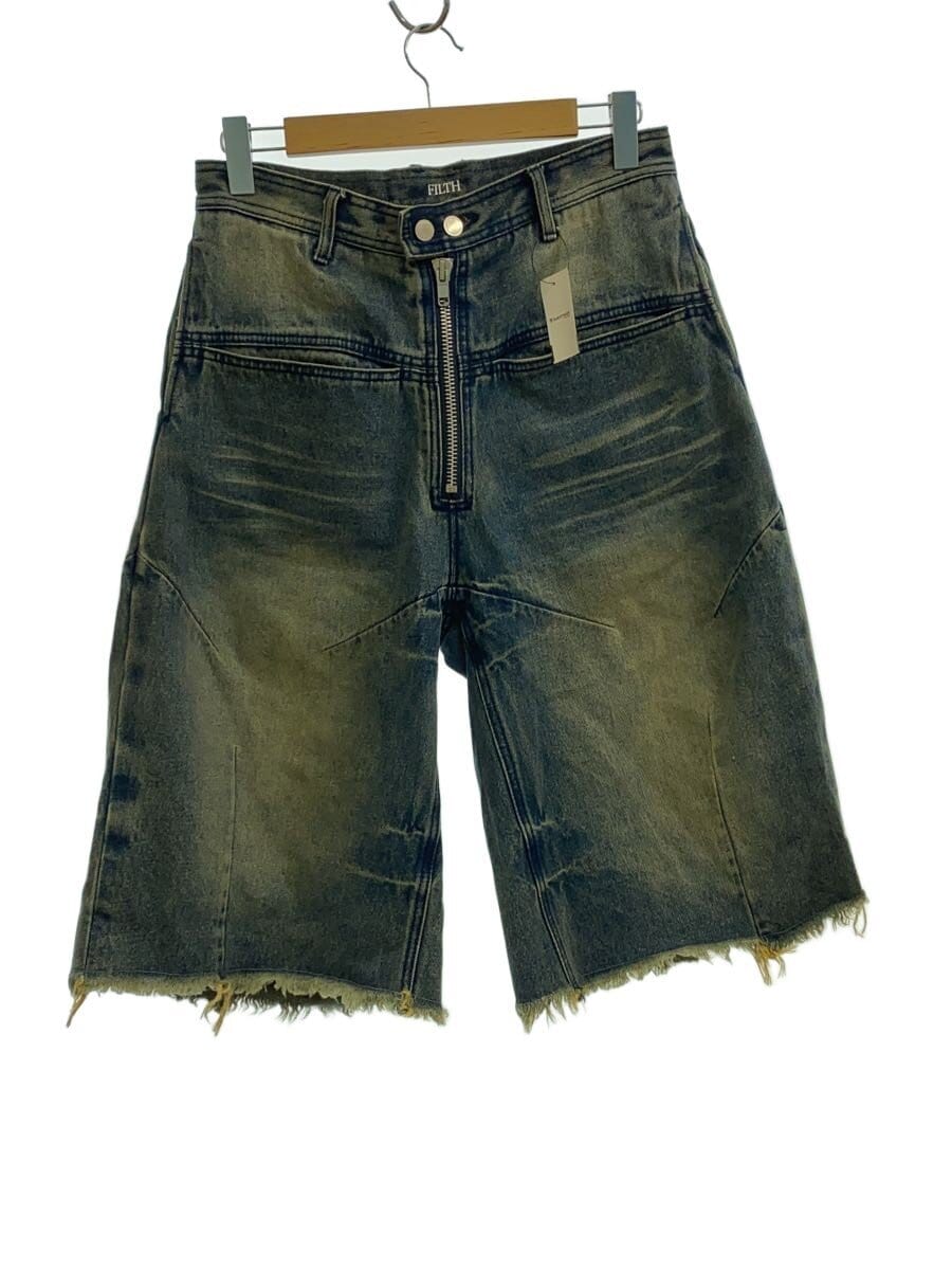 その他ブランド / FILTH/24SS FRONT ZIP BAGGY DENIM SHORTS/ショートパンツ/2/コットン/BLK