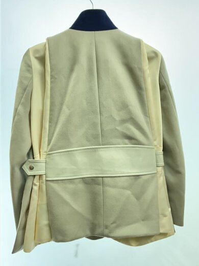 商品画像：コレクションモデルパール付ドッキングコート/コート/1/ウール/CRM/20-05265 2