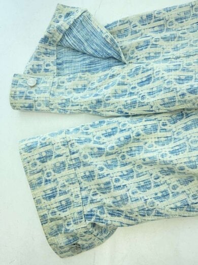 商品画像：20AW/オブリーク/長袖シャツ/38/コットン/NVY/総柄/013D585BY989 6