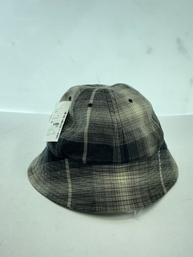 商品画像：バケットハット/M/コットン/BLK/チェック/メンズ 2