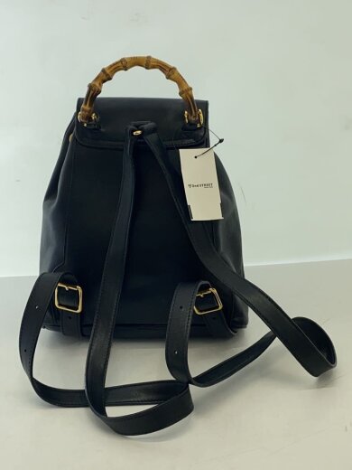 商品画像：バンブー/ミニリュック/レザー/BLK/003・1705・0030 3