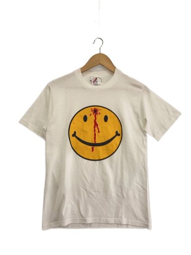 商品画像：90S/ぶち抜きスマイル/Tシャツ/M/コットン/WHT 1