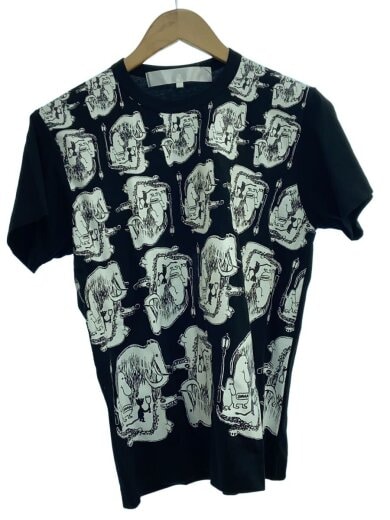 商品画像：Tシャツ/S/コットン/BLK/TO-009 1