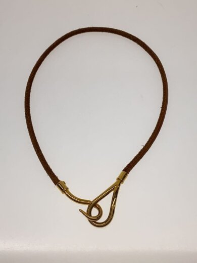 商品画像：レザーチョーカージャンボ/ブレスレット/レザー/GLD/レディース 2