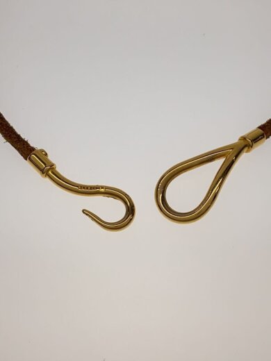 商品画像：レザーチョーカージャンボ/ブレスレット/レザー/GLD/レディース 3
