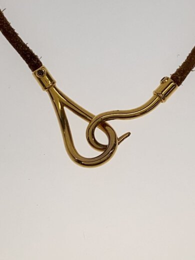 商品画像：レザーチョーカージャンボ/ブレスレット/レザー/GLD/レディース 5