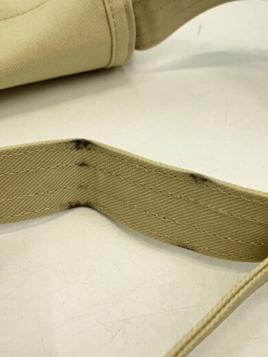 画像：PORTER GIRLネイキッド/汚れあり/ショルダーバッグ/コットン/BEG8