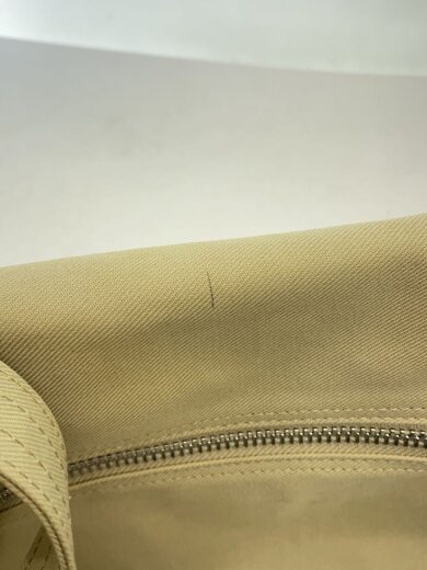 画像：PORTER GIRLネイキッド/汚れあり/ショルダーバッグ/コットン/BEG9