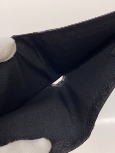 商品画像：2つ折り財布/レザー/BLK/メンズ 6