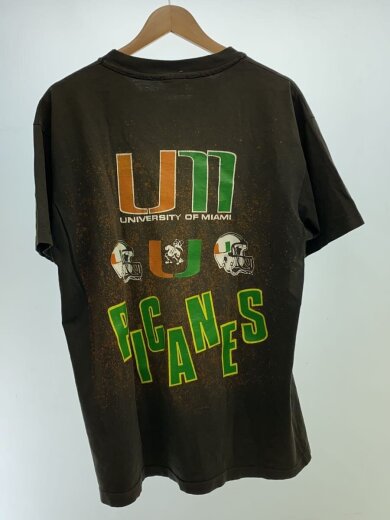商品画像：COLLEGE　WARE/90S/フェード/マイアミ大学ハリケーンズ/Tシャツ/XL/コットン/GRY 2