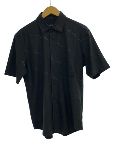 商品画像：エンボスロゴトリコットシャツ/半袖シャツ/M/ポリエステル/BLK/51M40-550-09 1