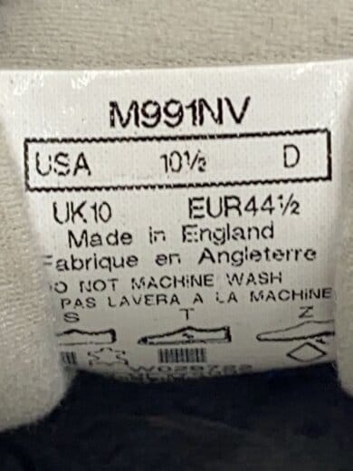 商品画像：ローカットスニーカー/UK10/NVY/M991NV// 5