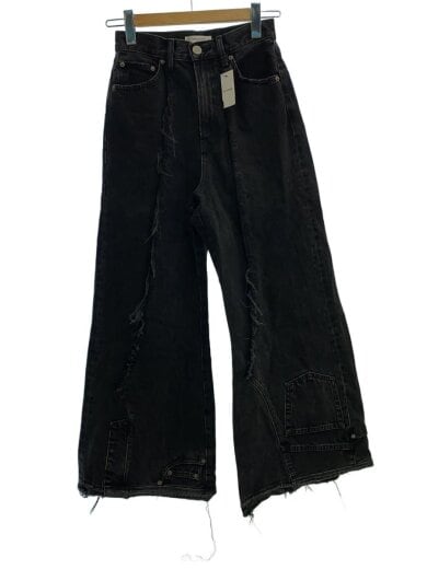 商品画像：24AW/UPSIDE DOWN REMAKE/ボトム/1/コットン/BLK/010HA611-4951 1