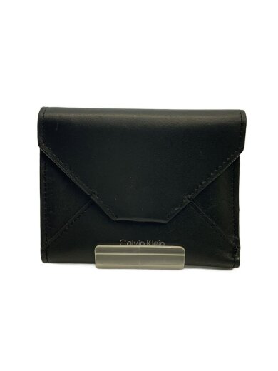 商品画像：エンベロープ/3つ折り財布/レザー/BLK/メンズ// 1