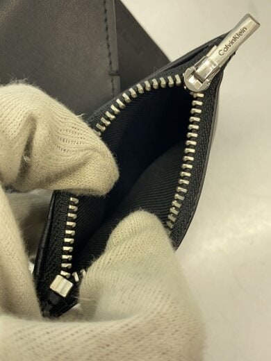 商品画像：エンベロープ/3つ折り財布/レザー/BLK/メンズ// 5