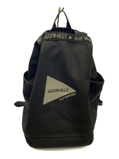 商品画像：×and wander/2WAY/バッグ/コットン/BLK 1