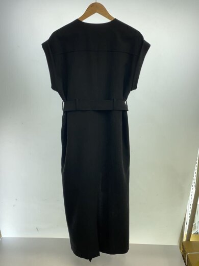 商品画像：Linen Look Utility Dress/36/ポリエステル/BLK/24s65518// 2