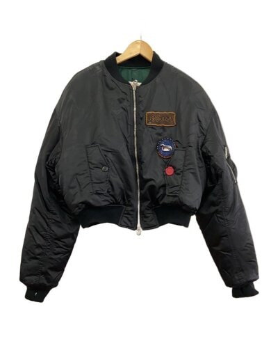 商品画像：24AW/SHINYAKOZUKA BOMBERブルゾン/M/ナイロン/BLK/2402SK32 1