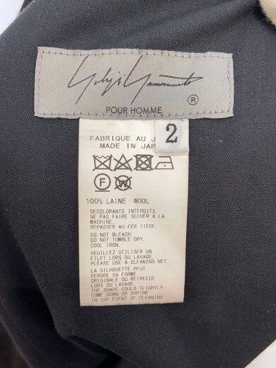 商品画像：シワギャバラップパンツ/ボトム/2/ウール/BLK/HO-P07-100// 4