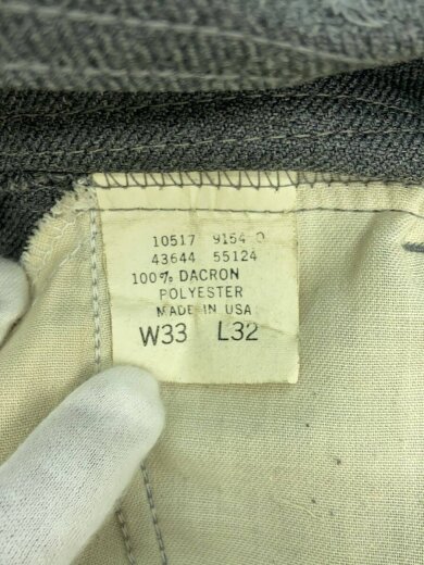 商品画像：80s/スタプレ/ボトム/33/ポリエステル/GRY 5