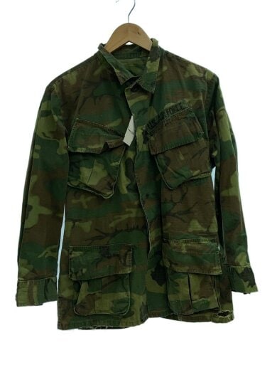 商品画像：60s/ジャングルファティーグ/3rd/長袖シャツ/--/コットン/GRN/カモフラ 1