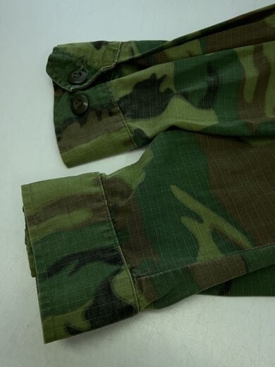 商品画像：60s/ジャングルファティーグ/3rd/長袖シャツ/--/コットン/GRN/カモフラ 4