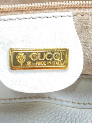 商品画像：OLD/ワンショルダー/GGロゴ/ショルダーバッグ/レザー/WHT 5