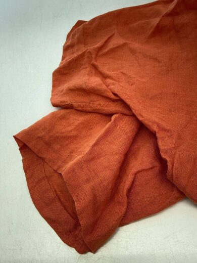 商品画像：80s/サファリタグ/Vintage/開襟/ループカラー/半袖シャツ/L/リネン/ORN 4