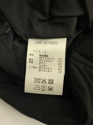 商品画像：西川ダウン/SOLOTEX/ダウンジャケット/L/ポリエステル/BLK/668-5214203 4