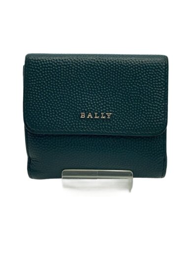 商品画像：3つ折り財布/レザー/GRN/レディース 1