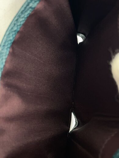 商品画像：3つ折り財布/レザー/GRN/レディース 6