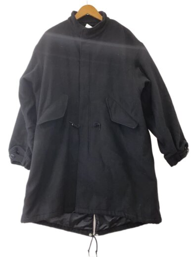 商品画像：コート/M/ウール/BLK/無地 1