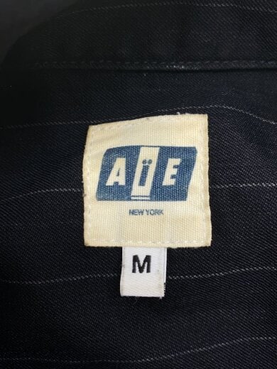 商品画像：長袖シャツ/M/--/BLK/ストライプ 3