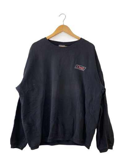 商品画像：drill/スウェット/L/コットン/BLK/無地 1