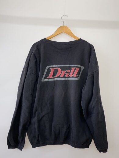 商品画像：drill/スウェット/L/コットン/BLK/無地 2