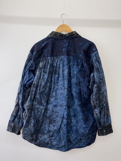 商品画像：長袖シャツ/M/--/NVY/総柄 2