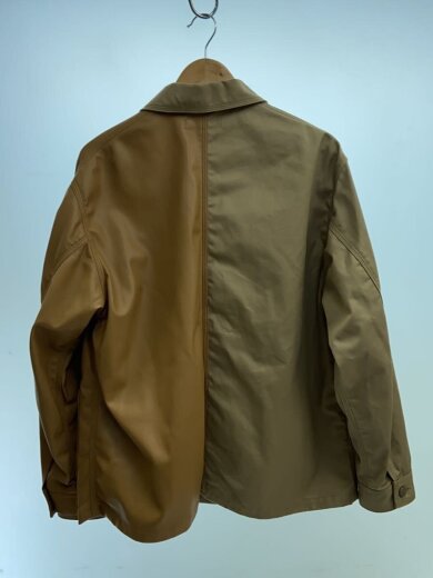商品画像：SWITCHING COVERALLS/ジャケット/2/コットン/BEG/Jie-22W-JK10 2