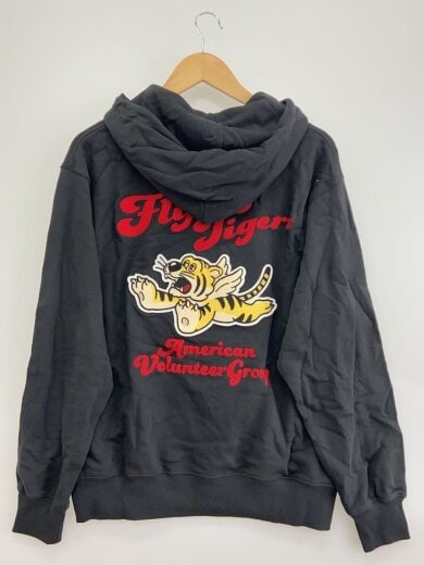 商品画像：フライングタイガー/パーカー/M/コットン/BLK/783-5231010// 2