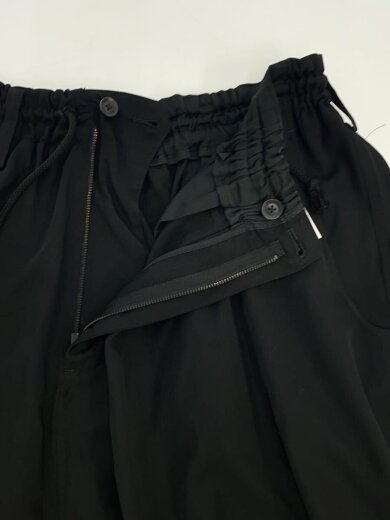 商品画像：18SS/ウールギャバジンサルエルイージーパンツ/2/ウール/BLK/HW-P13-100// 3