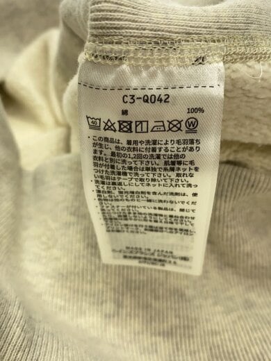 商品画像：TRUE TO ARCHIVES/タグ付/スウェット/M/コットン/CRM/C3-Q042 4