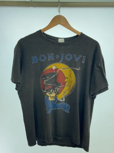 商品画像：vintage/シングルステッチ/BONJOVI/80s/Tシャツ/XL/コットン/BLK// 1