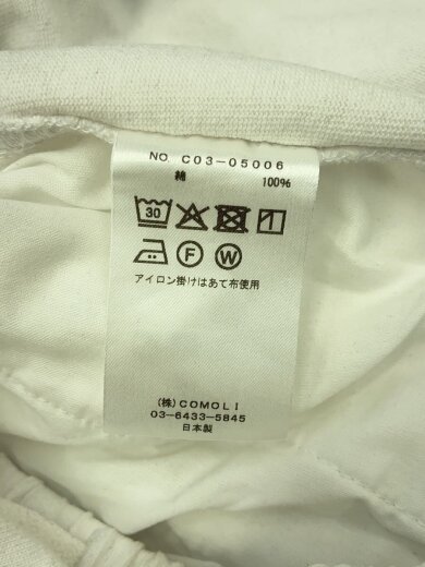 商品画像：コットンジャージニータック/ボトム/3/コットン/WHT/C03-05006// 5