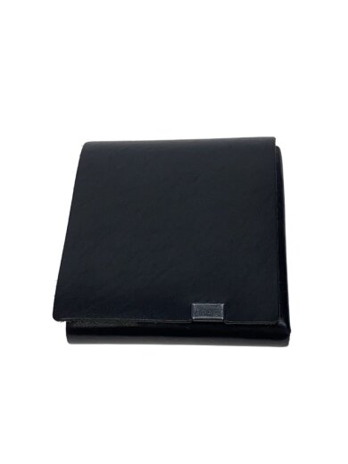 商品画像：3つ折り財布/レザー/BLK/メンズ// 1