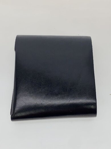 商品画像：3つ折り財布/レザー/BLK/メンズ// 2