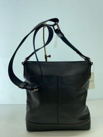 商品画像：ショルダーバッグ/レザー/BLK/無地/F78147 2