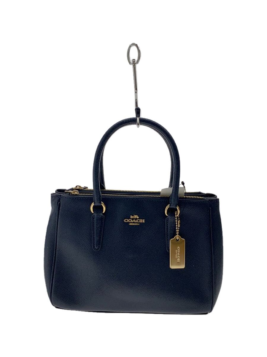 COACH / ショルダーバッグ/レザー/NVY/無地/F44962