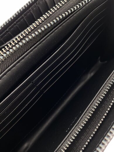 商品画像：長財布/レザー/BLK/無地/メンズ/67624QBBK 6